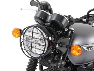 Protector de faros- negro para Triumph Bonneville T 100 / Black desde 2017