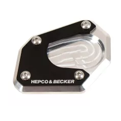 Placa de Caballete Lateral KTM 790 Adventure 2024 | Plata/Negro Alta Calidad