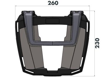 Soporte baúl moto Easyrack para Suzuki AN 400 Burgman (2017-2020)