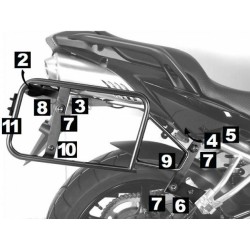 Portamaletas moto con Sistema Lock-it para Yamaha FZ 6 / Fazer (2007-2009)