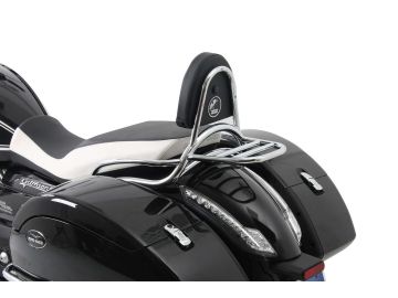 Portaequipaje Sissybar con respaldo para Moto Guzzi California 1400 Custom / Touring / Eldorado / Audace (2013-2016)
