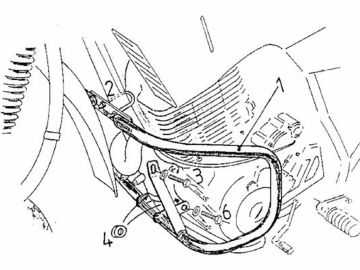 Barras de protección del motor para Yamaha XT 600 E / K (1990-1994)