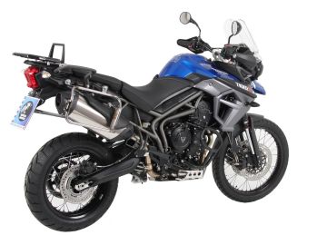 Portamaletas moto con escotadura para maletas Xplorer Cutout 37/40 para Triumph Tiger 800 XC / XCX / XCA (-2019)