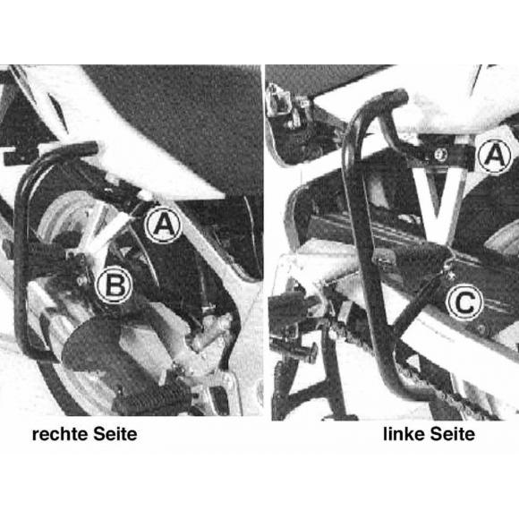 Barras de protección trasera Autoescuela para Suzuki GS 500 / F (2001-2008)