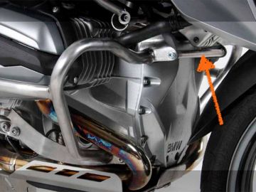 Soporte de refuerzo para la protección del motor de BMW R 1200 RS (2015-2018) / R 1200 GS LC (2013-2018) - Acero Inox