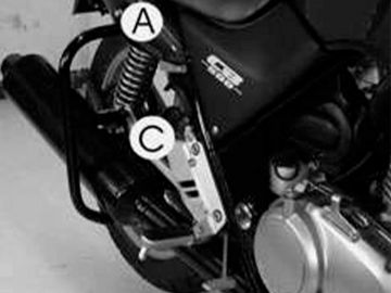 Barras de protección trasera Autoescuela para Honda CB 500 / S (1993-1997)