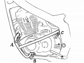 Barras de protección del motor para Suzuki GS 500 E (-2008)