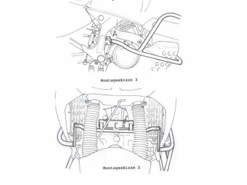 Barras de protección superior para Honda XRV 750 Africa Twin (1993-2003)