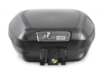 Baúl de moto Orbit 54 con adaptador universal para soportes Alurack
