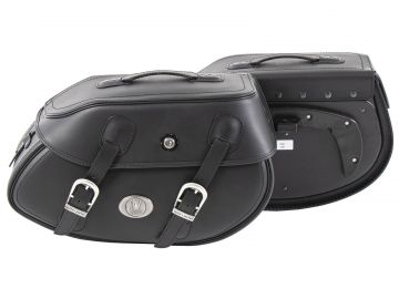 Alforjas de cuero Buffalo para soporte C-Bow
