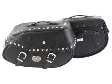 Alforjas de cuero Buffalo Big Custom para soporte C-Bow