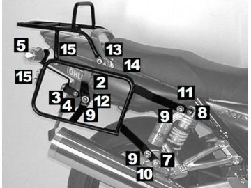 Portaequipaje completo con sistema Lock-it para Yamaha XJR 1300 (2007-2014)