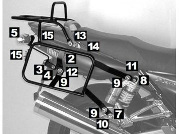 Portaequipaje completo con sistema Lock-it para Yamaha XJR 1300 (2004-2006)