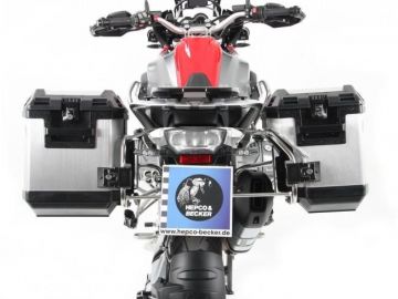 Sistema de maletas Xplorer Cutout para BMW R 1200 GS LC Adventure (2014-2018) - Plata