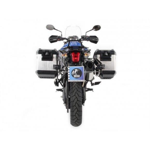 Sistema de maletas Xplorer Cutout para Tiger 800 XC / XCX / XCA (-2019) - Plata