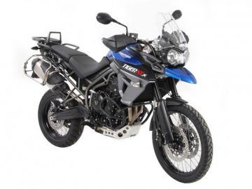 Sistema de maletas Xplorer Cutout para Tiger 800 XC / XCX / XCA (-2019) - Negro