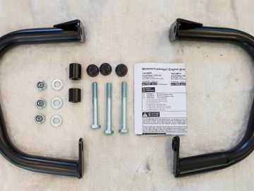 Barras de proteccion del motor  Negro para Triumph Scrambler 1200 XC (2019-)