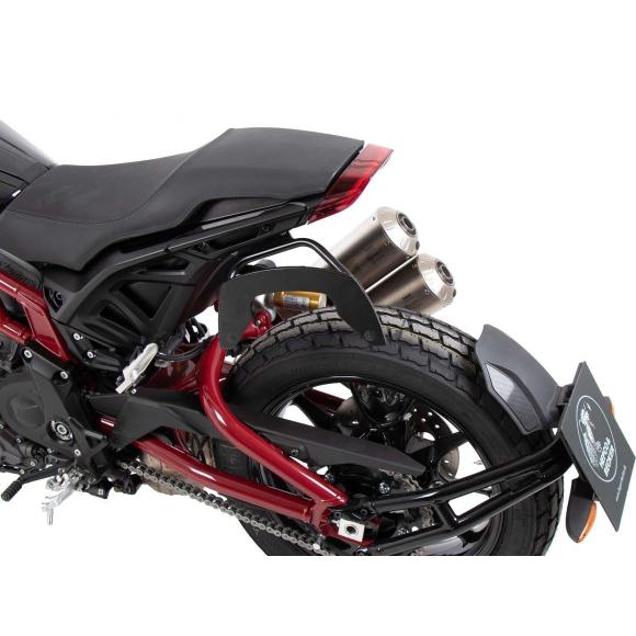 Soporte C-Bow para bolsas de cuero Negro para Indian FTR 1200/S (2019-)