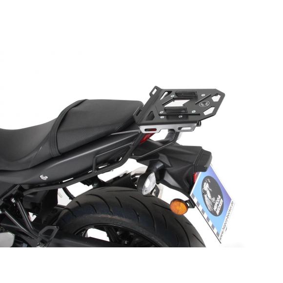 Soporte para baul trasero minirack Negro para Suzuki SV 650 X (2018-)