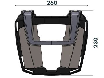 Soporte baúl moto Easyrack para portaequipaje original para Ducati Multistrada V4 / S / S Sport (2021-)