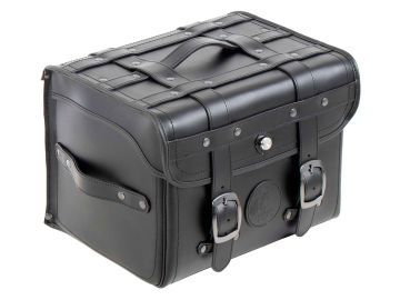 Bolsa trasera de cuero Rugged Chest para montaje individual