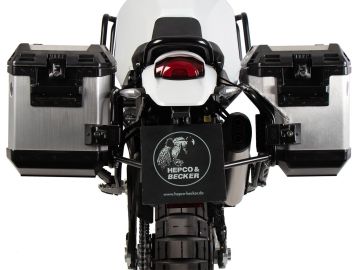 Sistema de maletas Xplorer Cutout color plata para Ducati Desert X (2022-)