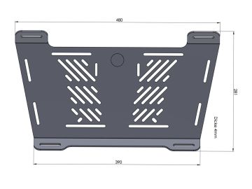 Ampliación trasera para Triumph Tiger 1200 Rally Pro / GT Pro / GT (2022-)