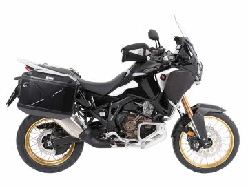 SISTEMA DE MALETAS RECORTADOS DE ACERO INOXIDABLE CON KIT DE PORTAEQUIPAJES XPLORER PARA HONDA CRF 1100L AFRICA TWIN (2024-)