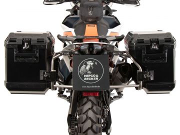 Juego Portaequipajes Cutout y Maletas Xplorer 40/37 Negro para KTM 790 Adventure (2024)