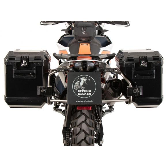 Juego Portaequipajes Cutout y Maletas Xplorer 40/37 Negro para KTM 790 Adventure (2024)