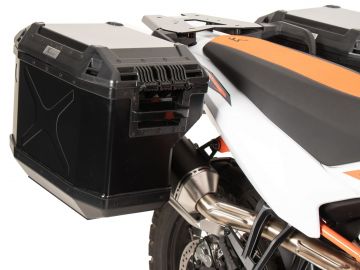 Juego Portaequipajes Cutout y Maletas Xplorer 40/37 Negro para KTM 790 Adventure (2024)