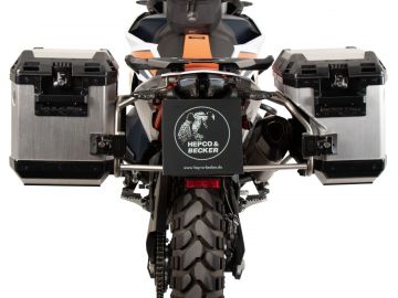 Juego Portaequipajes Cutout y Maletas Xplorer 40/37 Plata para KTM 790 Adventure (2024)