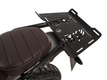 Ampliación trasera específica del modelo en color negro para Triumph Scrambler 400 X (2024-)