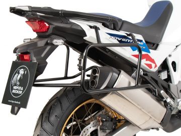 PORTAMALETAS LATERAL ATORNILLADO NEGRO PARA HONDA CRF 1100L AFRICA TWIN ADVENTURE SPORTS (2024-)