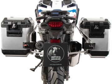 Juego de portaequipajes Cutout incl. juego de maletas Xplorer Cutout para Honda CRF 1100L Africa Twin Adventure Sports (2024-)
