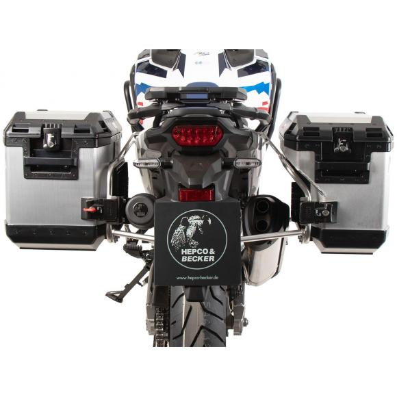 Juego de portaequipajes Cutout incl. juego de maletas Xplorer Cutout para Honda CRF 1100L Africa Twin Adventure Sports (2024-)