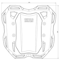 Portaequipajes trasero Smartrack negro para BMW R 12 G/S (2025-)