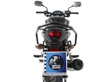 Defensas Traseras en Antracita Especiales para Auotescuela para Honda CB500F