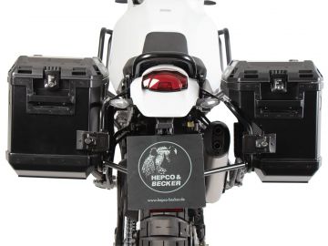 Sistema de maletas negras Xplorer Cutout para Ducati Desert X (2022-)