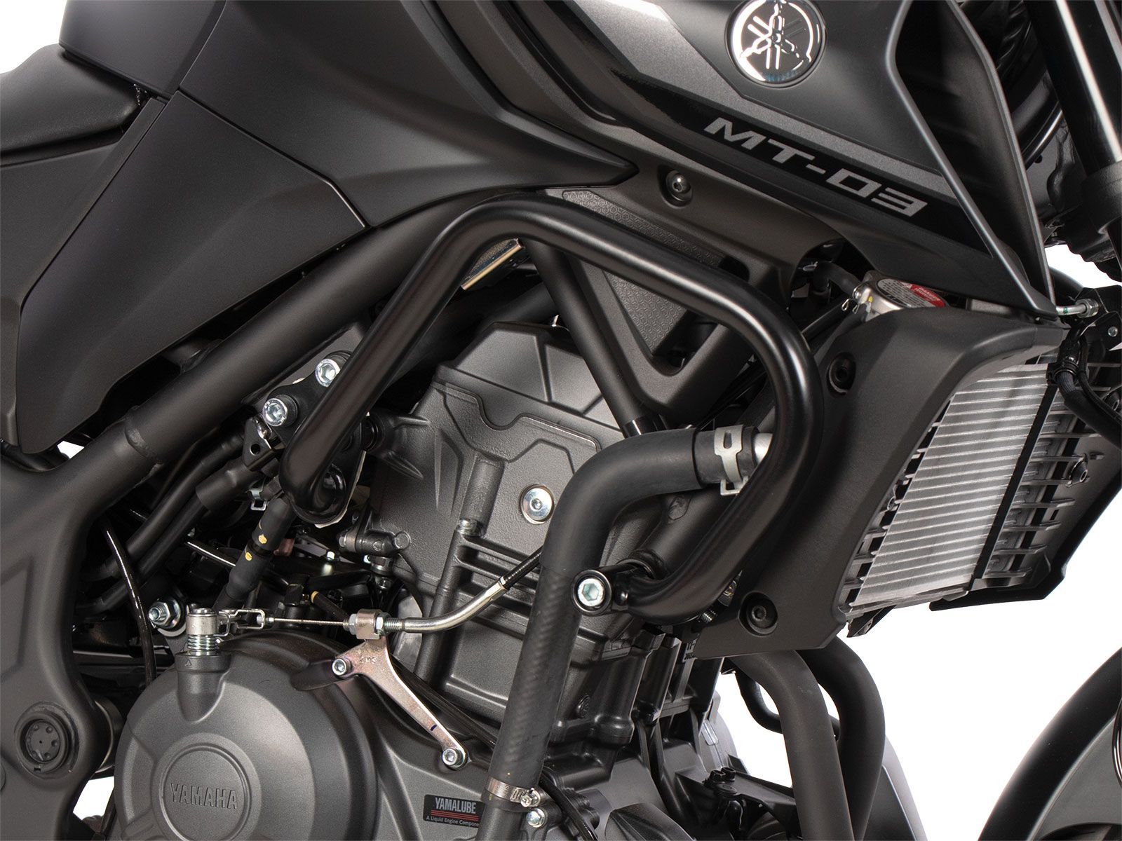 Barra de protección del motor negra para Yamaha MT-03 (2025-)