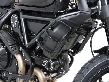 Conjunto de protección derecha / izquierda del radiador color Negro para Ducati Scrambler 800 (2019- )