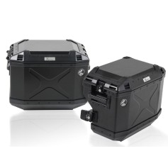 Sistema de maletas Xplorer Cutout para Honda CRF 1000L Africa Twin Adventure Sports (2018-2019) - Negro