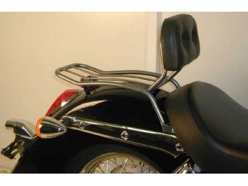 Portaequipajes solorack con respaldo Honda VT 750 Shadow año 2004 -2007 - Cromo