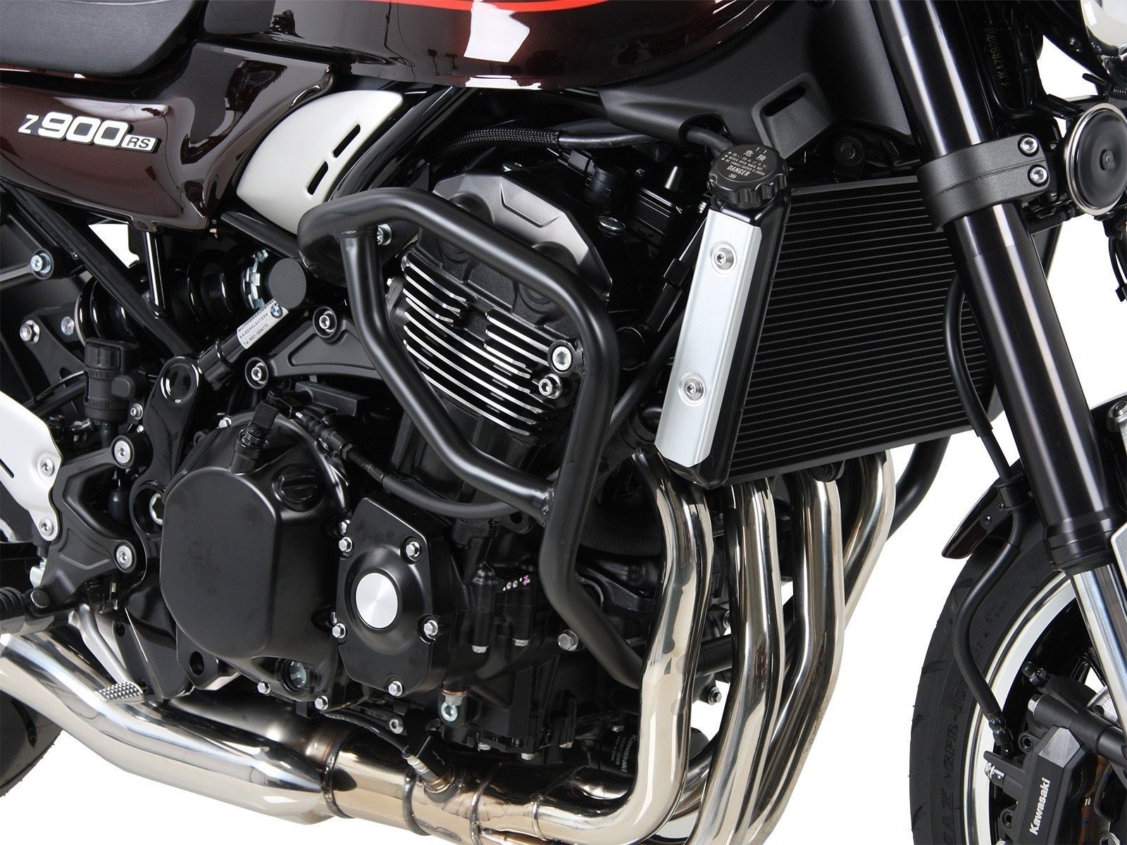 Protector del motor en negro para Kawasaki Z 900 RS / Cafe 2018 de Hepco&