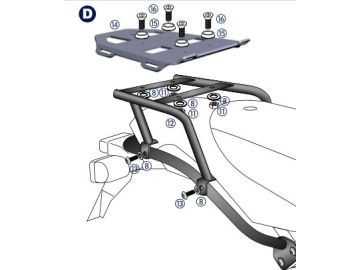 Soporte baúl moto Easyrack...