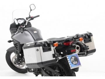 Sistema de maletas CUTOUT Xplorer PLATA para Suzuki V-Strom 650 ABS desde 2012