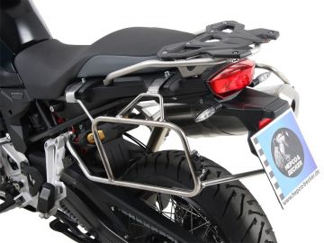 Soporte lateral Cutout de acero inoxidable. incl. cajas laterales Xplorer Cutout para BMW F 850 GS (2018)