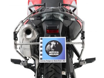 Sistema de Maletas Cutout Explorer NEGRO para BMW F700GS  de Hepco&Becker