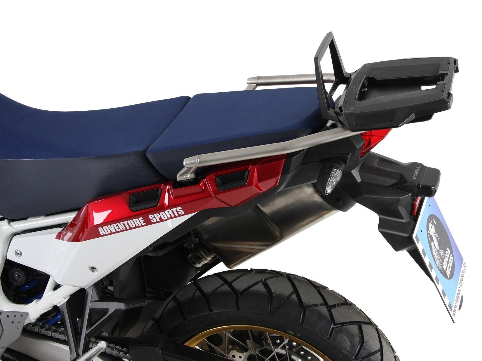 TopCase Alurack en negro para Honda África Twin Adventure Sports CRF1000L